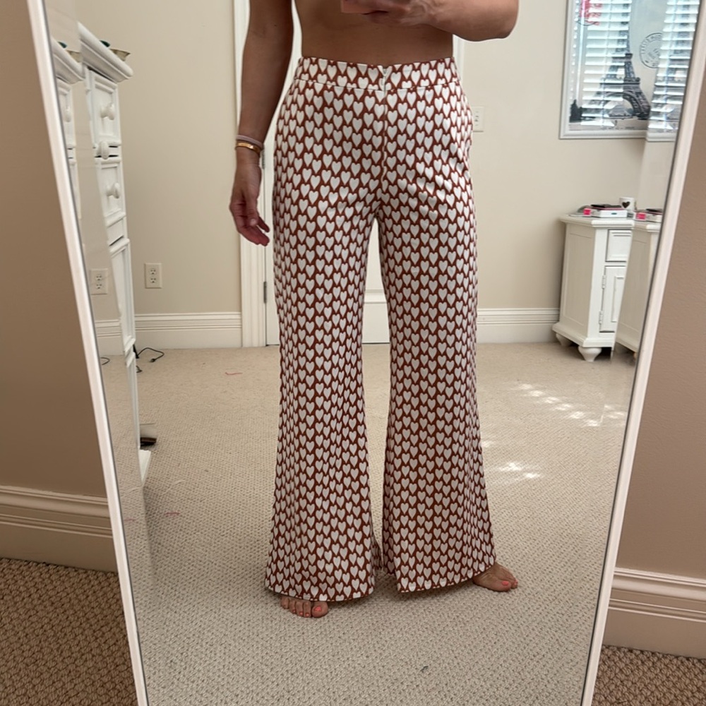 Phoebe Grace Scooby trouser Heart print new